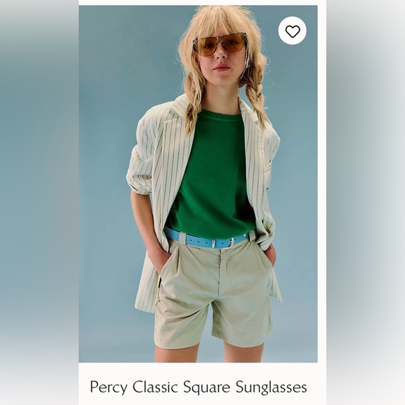 Free people Percy classic square Black and Brown Sunglasses main image 10